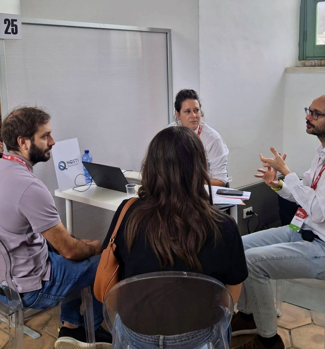 Lo stand NQSTI alla Borsa della Ricerca di Catania