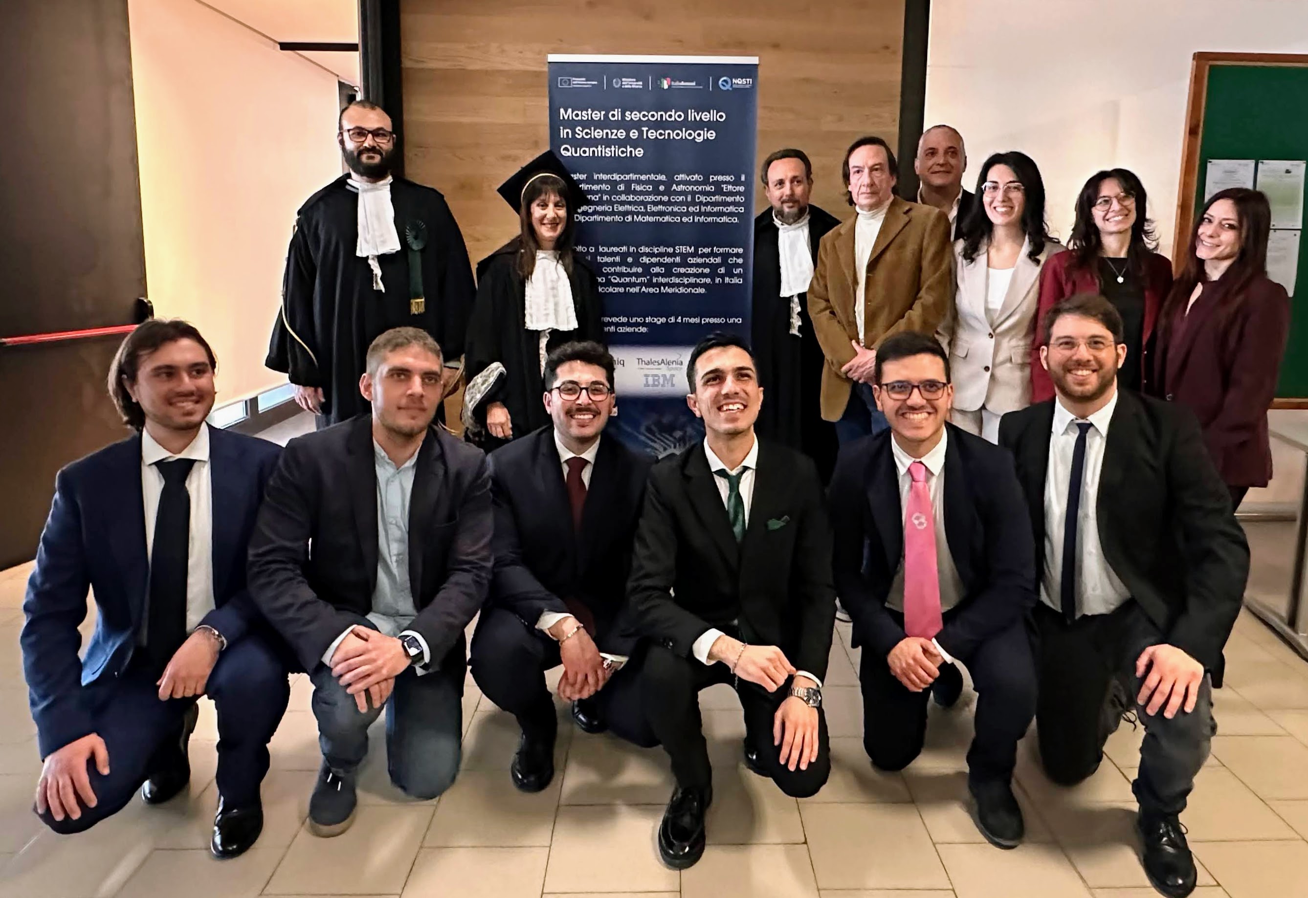 Gli undici professionisti e la commissione giudicatrice