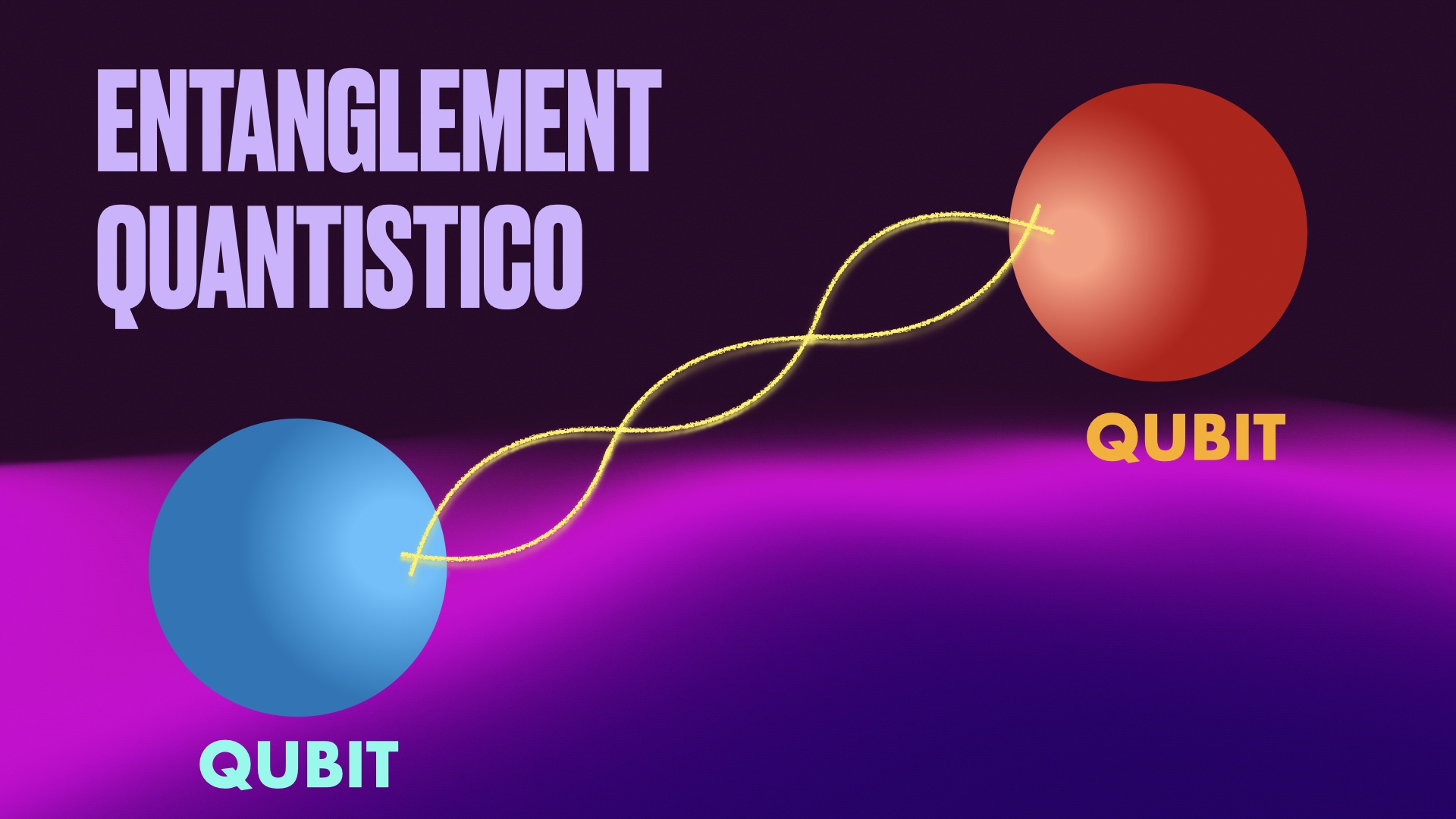 Illustrazione artistica dell'entanglement