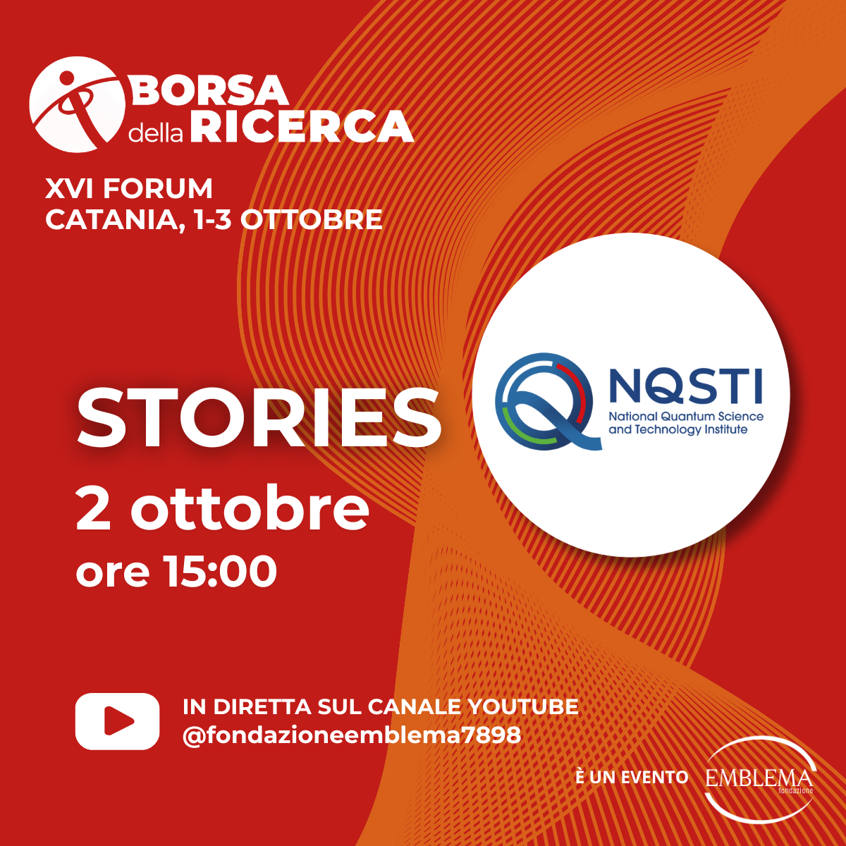 Locandina interviste NQSTI alla Borsa della Ricerca