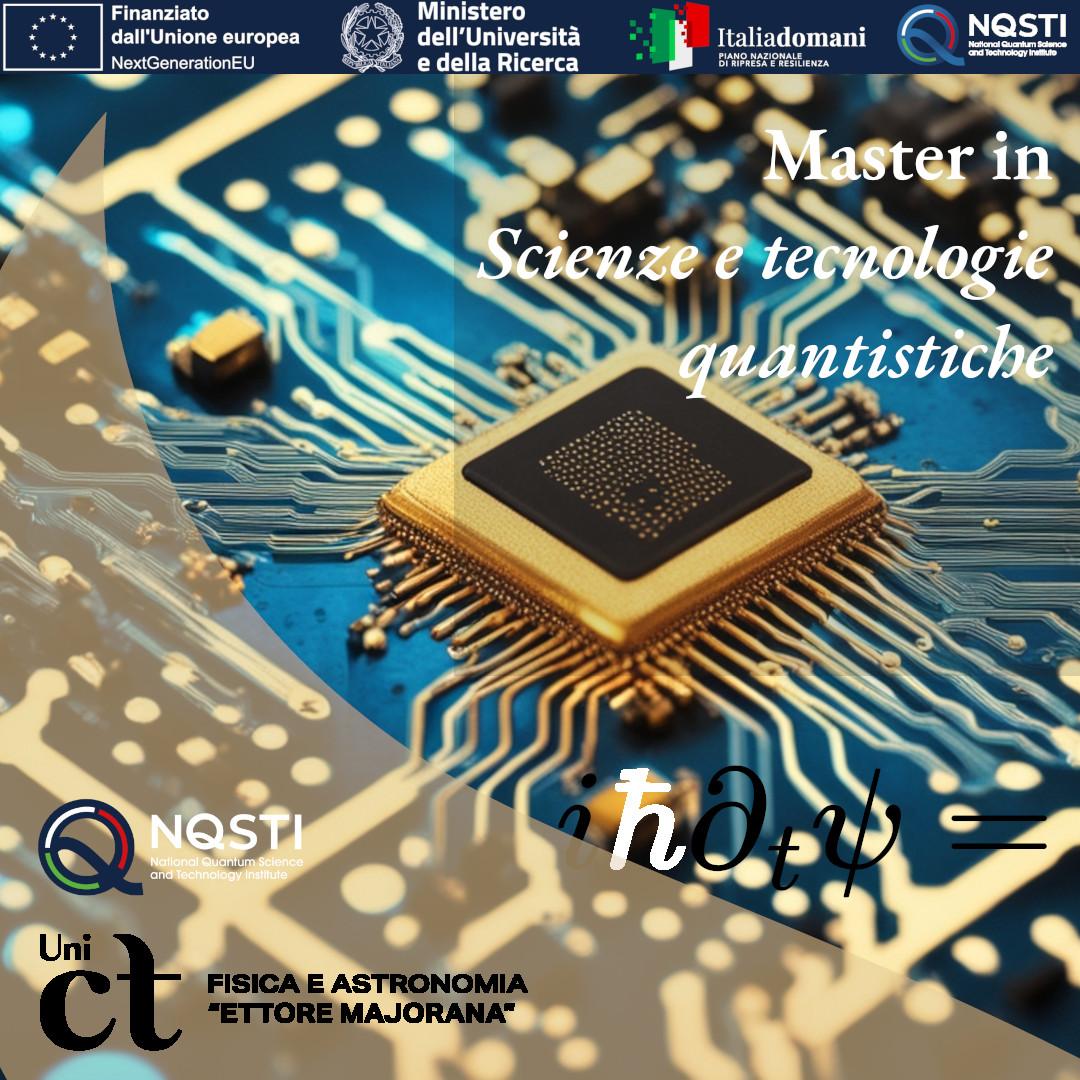 Master in scienze e tecnologie quantistiche