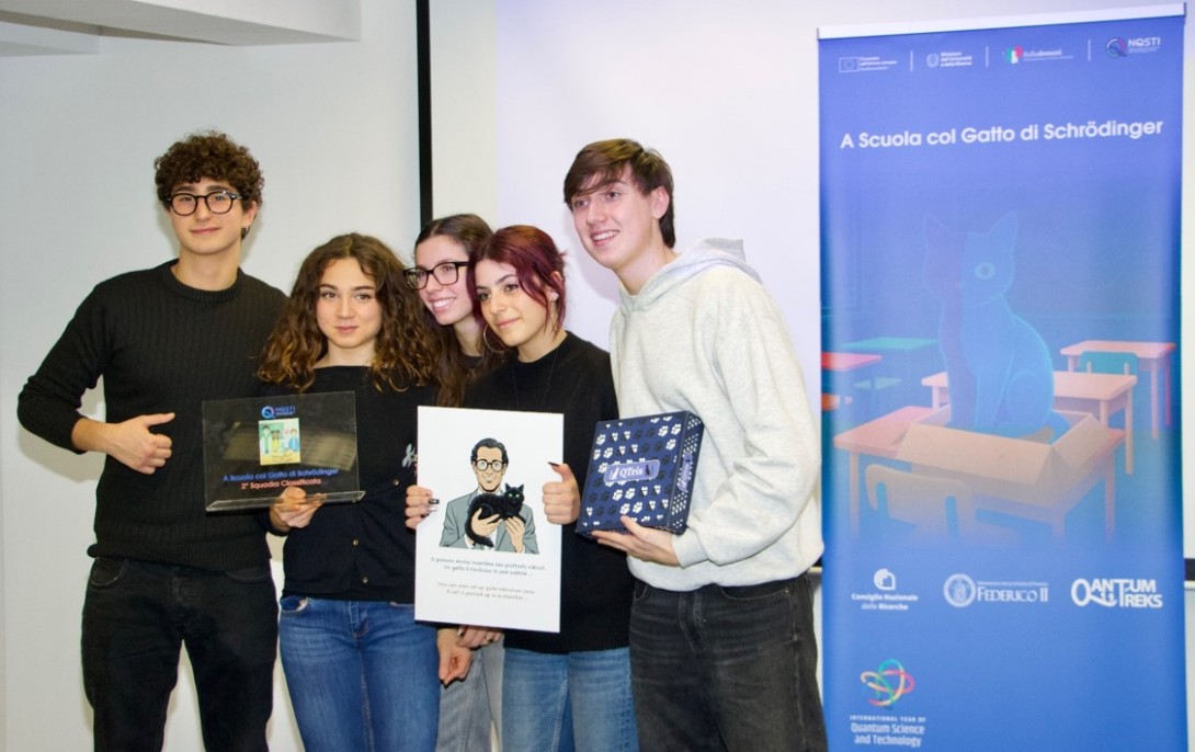 Gli studenti del Liceo G. Mercalli di Napoli, premiati alla scuola NQSTI