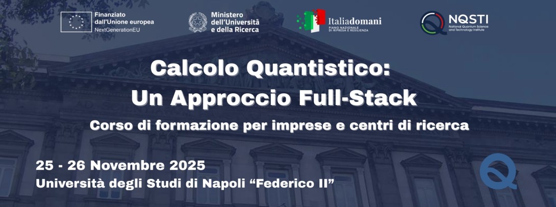 Corso di Calcolo Quantistico - 25 e 26 novembre 2025, Napoli