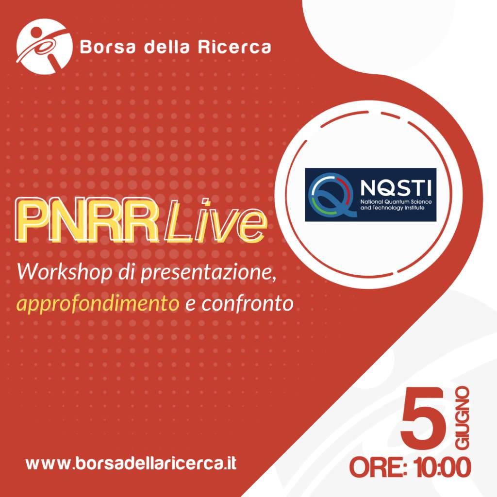 NQSTI Live, il 5 giugno 2024 alle ore 10.00