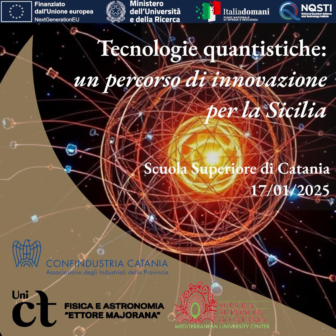 Tecnologie quantistiche: un percorso di innovazione per la Sicilia