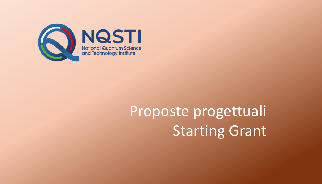 Call proposte progettuali Starting Grant