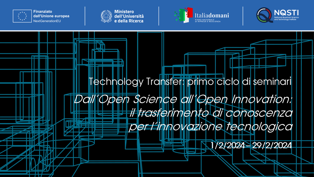 Technology Transfer: primo ciclo di seminari